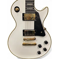 Used Epiphone LES PAUL CUSTOM Alpine White Solid Body Electric Guitar