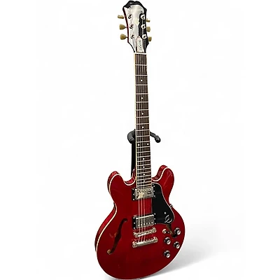 Used Epiphone ES339 Cherry Hollow Body Electric Guitar
