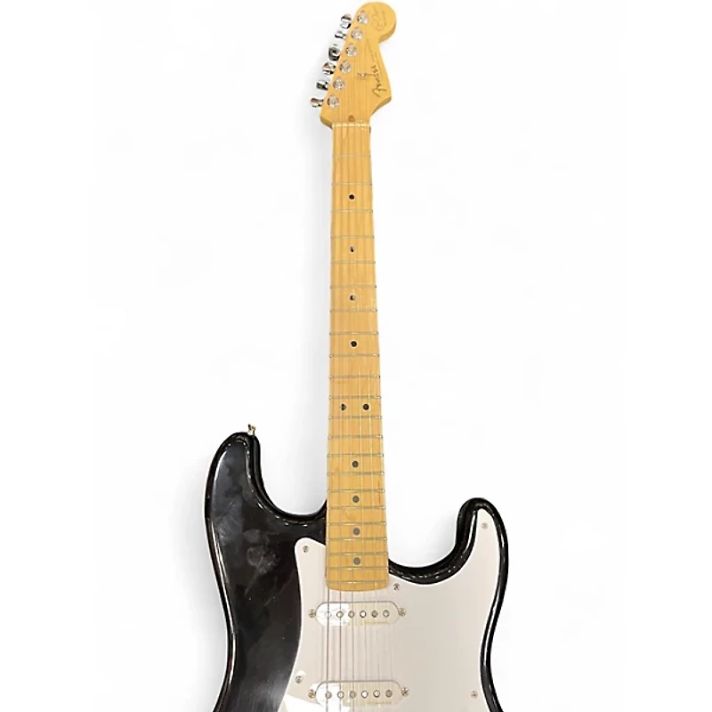 Used Fender Artist Series Eric Clapton Stratocaster Black Solid Body Electric Guitar