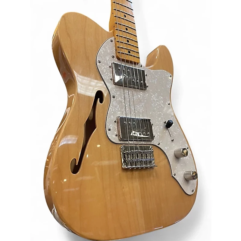 Used Squier Classic Vibe 70s Thinline Telecaster Natural Hollow Body Electric Guitar