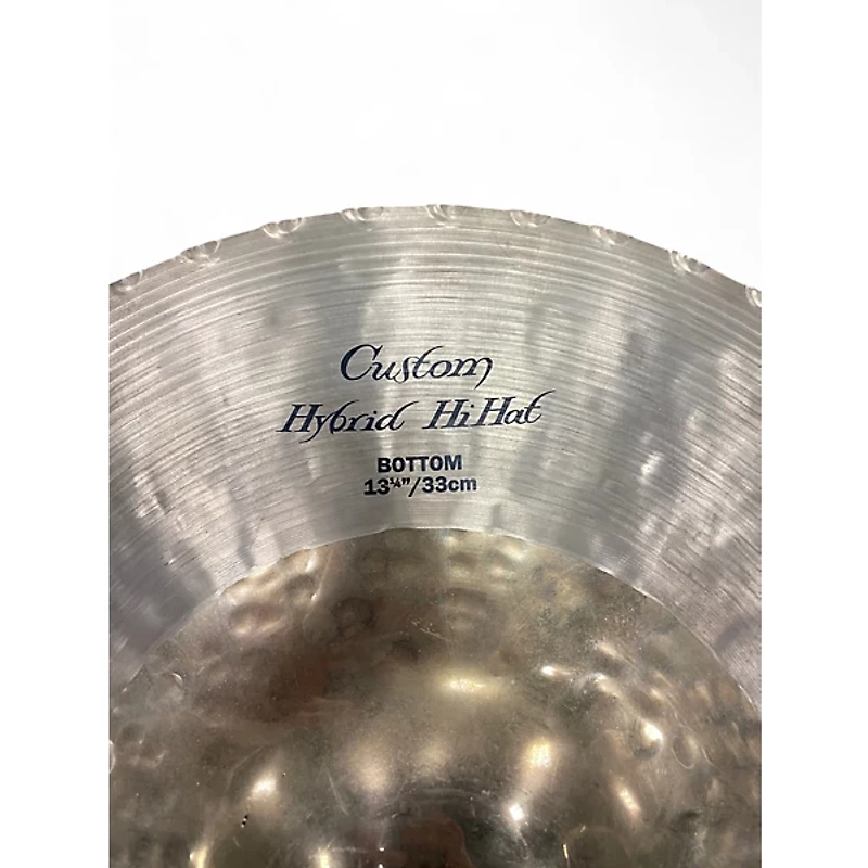 Used Zildjian 13in K Custom Hybrid Hi Hat Bottom Cymbal
