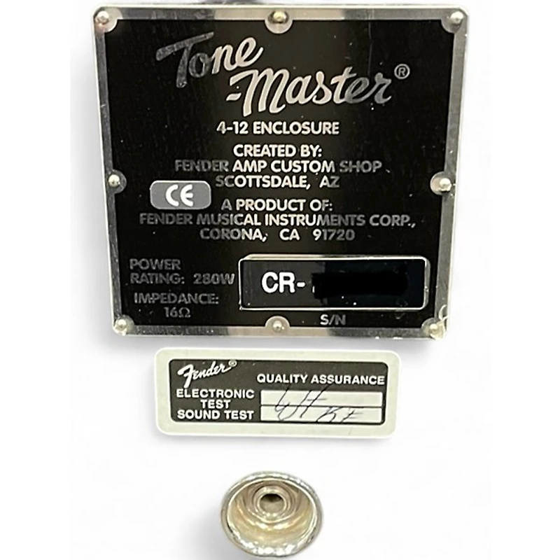 Used Fender Tonemaster Guitar Cabinet