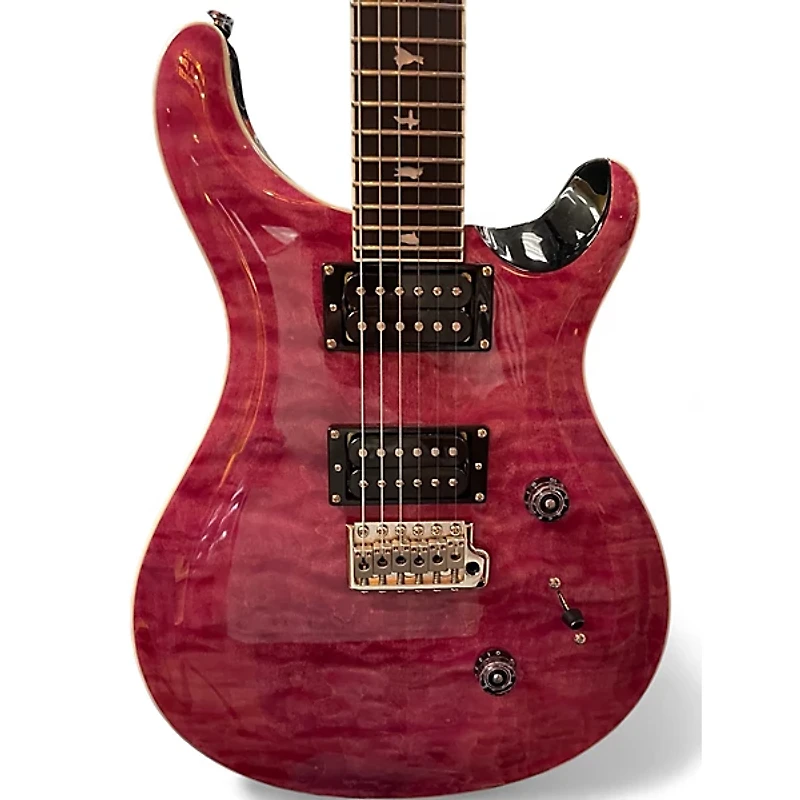 Used PRS SE Custom 24 QUILTED VIOLET Solid Body Electric Guitar