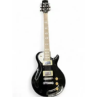 Used Hamer XT SERIES Black Solid Body Electric Guitar