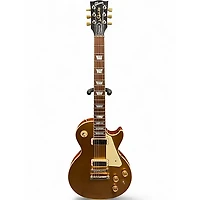 Used Gibson Les Paul Deluxe Gold Top Solid Body Electric Guitar