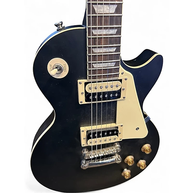 Used Epiphone Les Paul Traditional Pro IV Ebony Solid Body Electric Guitar