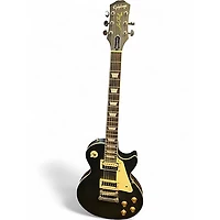 Used Epiphone Les Paul Traditional Pro IV Ebony Solid Body Electric Guitar