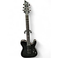 Used Schecter Guitar Research Hellraiser C1 Hybrid Trans Black Solid Body Electric Guitar