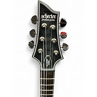 Used Schecter Guitar Research Hellraiser C1 Hybrid Trans Black Solid Body Electric Guitar