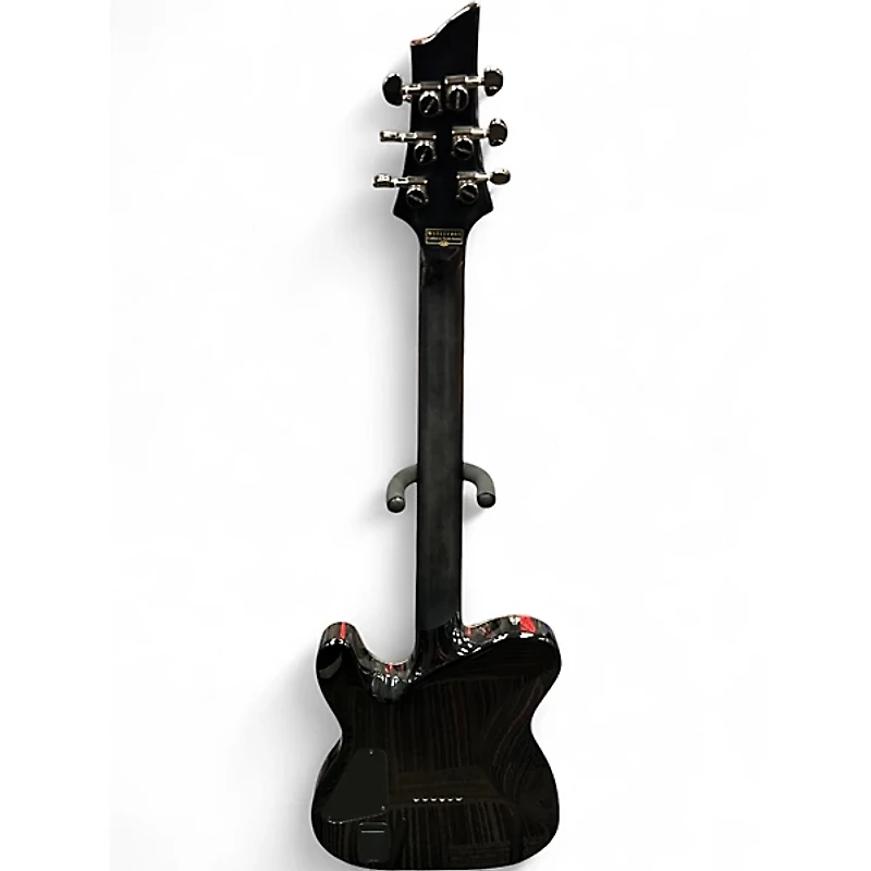 Used Schecter Guitar Research Hellraiser C1 Hybrid Trans Black Solid Body Electric Guitar