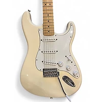 Used Fender Standard Stratocaster Olympic White Solid Body Electric Guitar