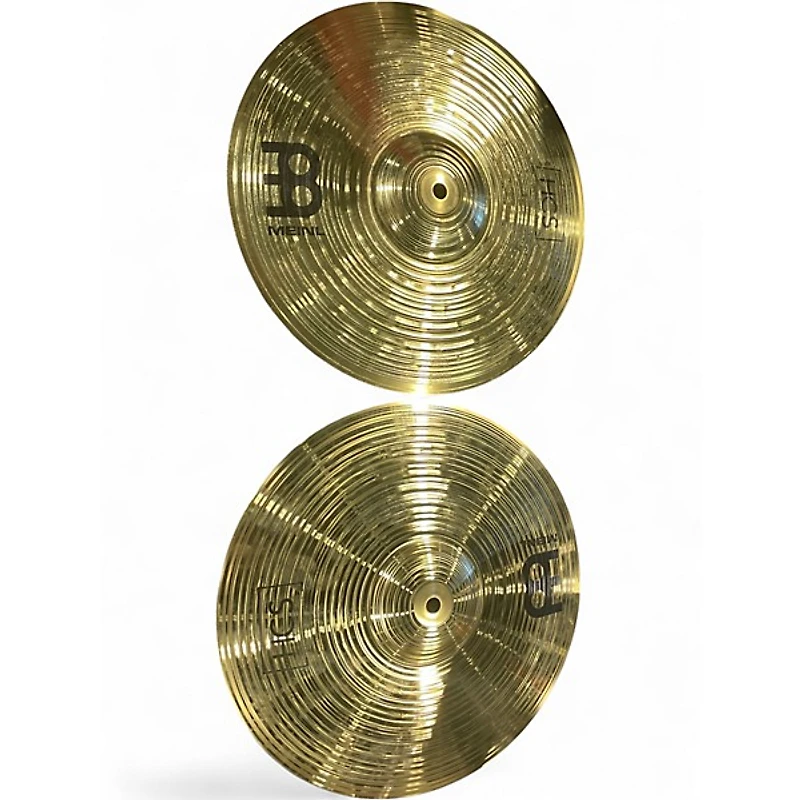 Used MEINL 13in HCS Hi Hat Pair Cymbal