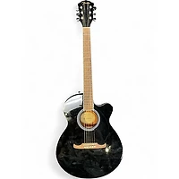 Used Fender FA135CE Concert Black Acoustic Electric Guitar