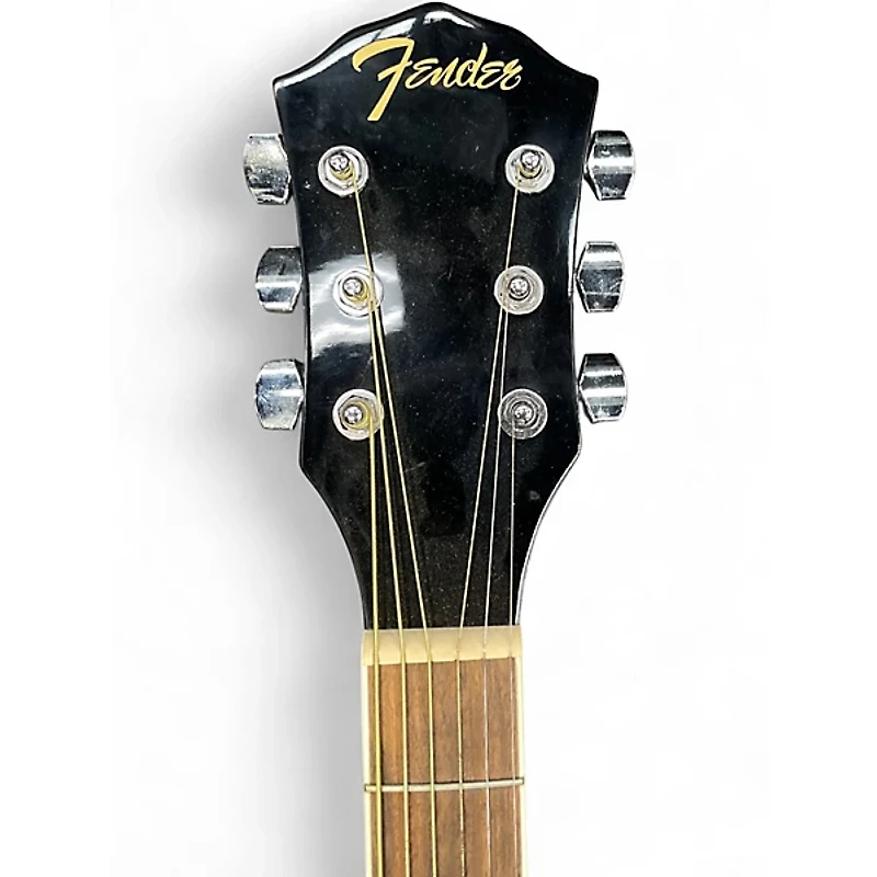 Used Fender FA135CE Concert Black Acoustic Electric Guitar