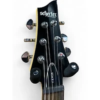 Used Schecter Guitar Research c6 plus Trans Crimson Red Solid Body Electric Guitar