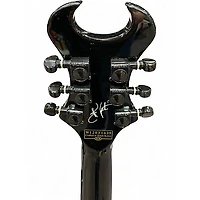 Used Schecter Guitar Research Synyster Gates Signature Custom Black and Silver Solid Body Electric Guitar