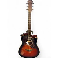 Used Yamaha A1R Tobacco Sunburst Acoustic Electric Guitar