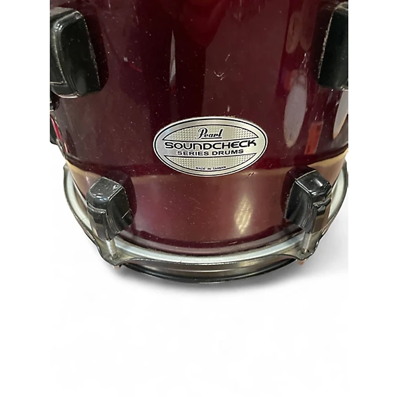 Used Pearl 5 Piece Soundcheck red Drum Kit