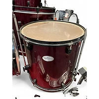 Used Pearl 5 Piece Soundcheck red Drum Kit