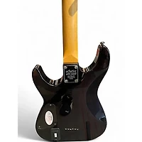 Used Schecter Guitar Research Damien Elite 6 Black Solid Body Electric Guitar