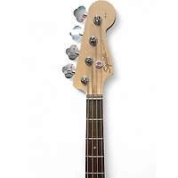 Used Squier Affinity Jazz Bass Silver Electric Bass Guitar