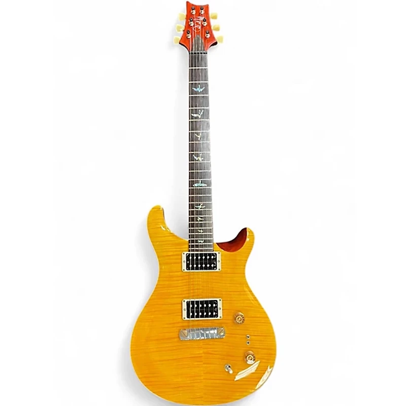 Used PRS SE Paul's Guitar Amber Solid Body Electric Guitar