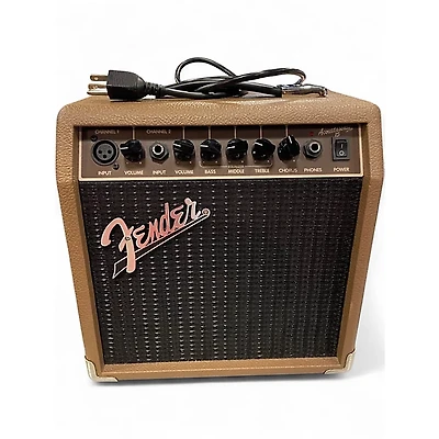 Used Fender Acoustasonic 15 Acoustic Guitar Combo Amp