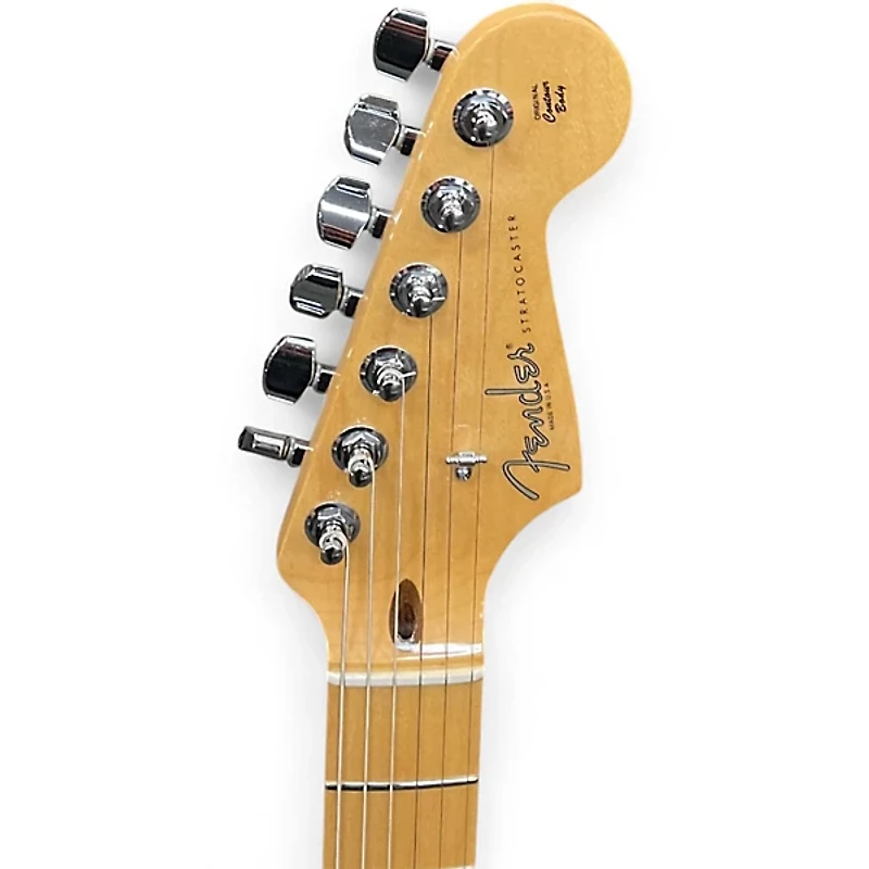 Used 2012 Fender American Standard Stratocaster OLYMPIC WHITE Solid Body Electric Guitar