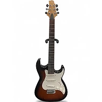Used Greg Bennett Design by Samick Malibu 3 Tone Sunburst Solid Body Electric Guitar