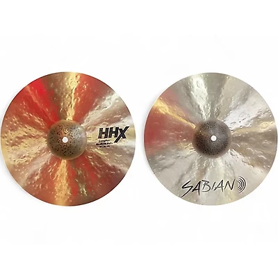 Used SABIAN 14in HHX Complex Medium HiHat (Pair) Cymbal