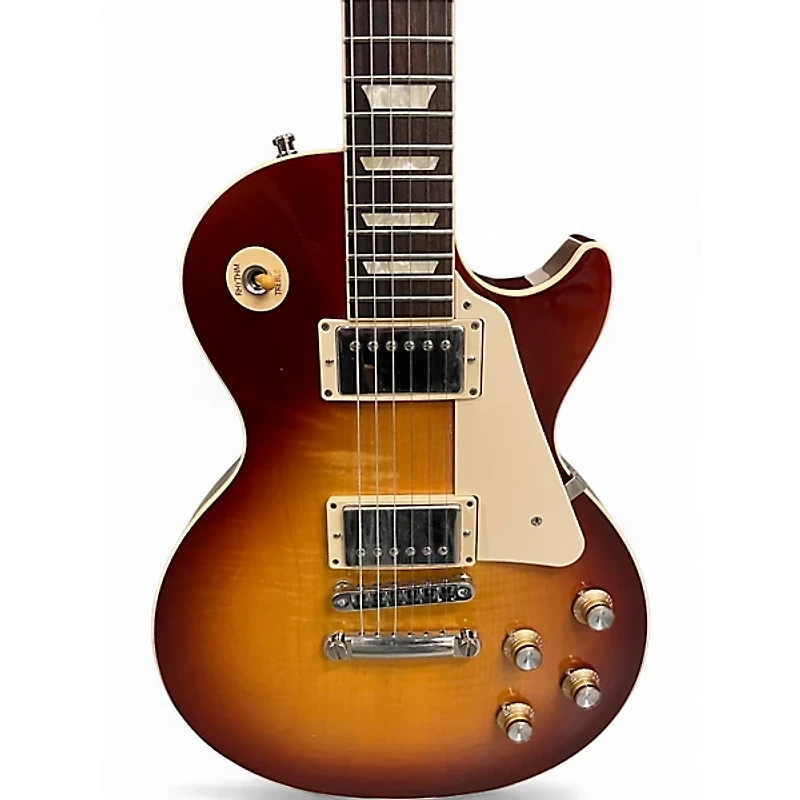Used Gibson Les Paul Standard 1960S Neck Bourbon Burst Solid Body Electric Guitar
