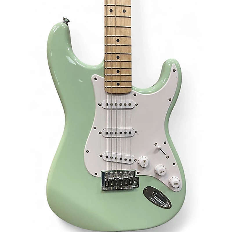 Used Squier Sonic Stratocaster Seafoam Green Solid Body Electric Guitar