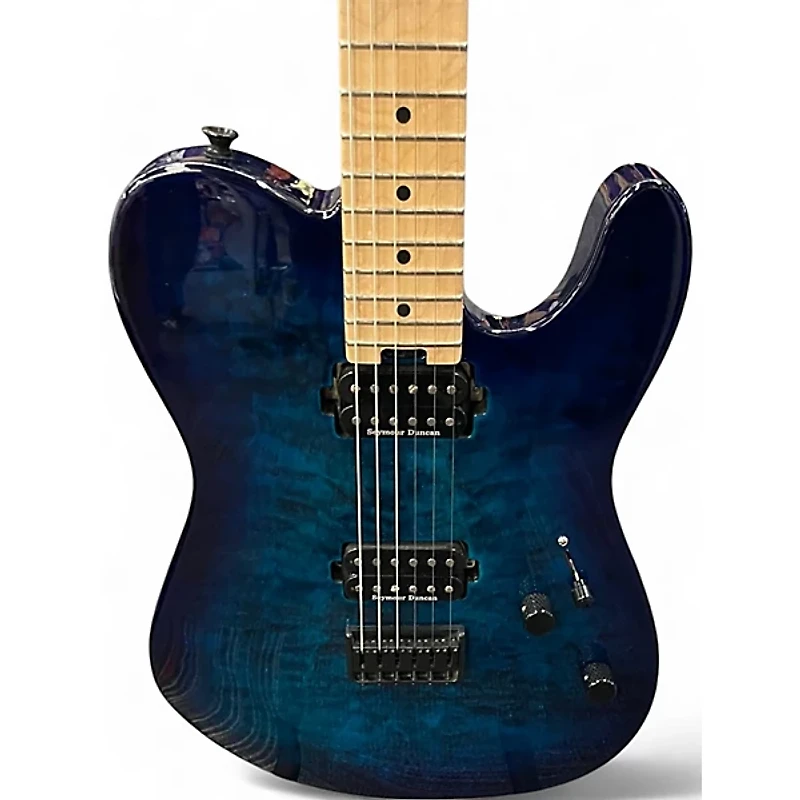 Used Charvel Pro Mod San Dimas HH HT Chlorine Burst Solid Body Electric Guitar