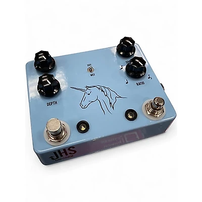Used JHS Pedals Unicorn Uni-Vibe Photocell Modulator with Tap Tempo Effect Pedal