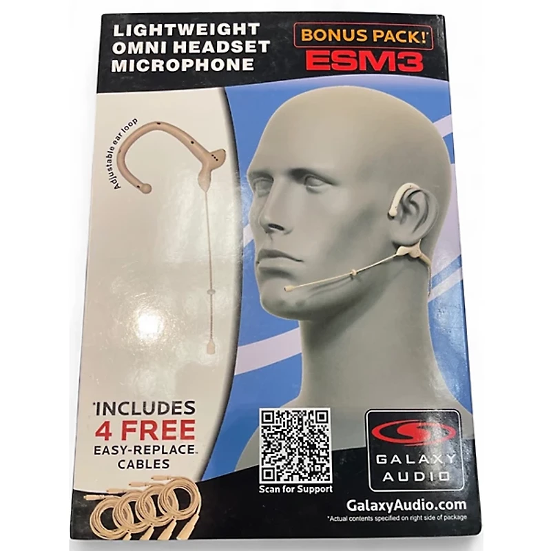 Used Galaxy Audio ESM3 Lavalier Wireless System