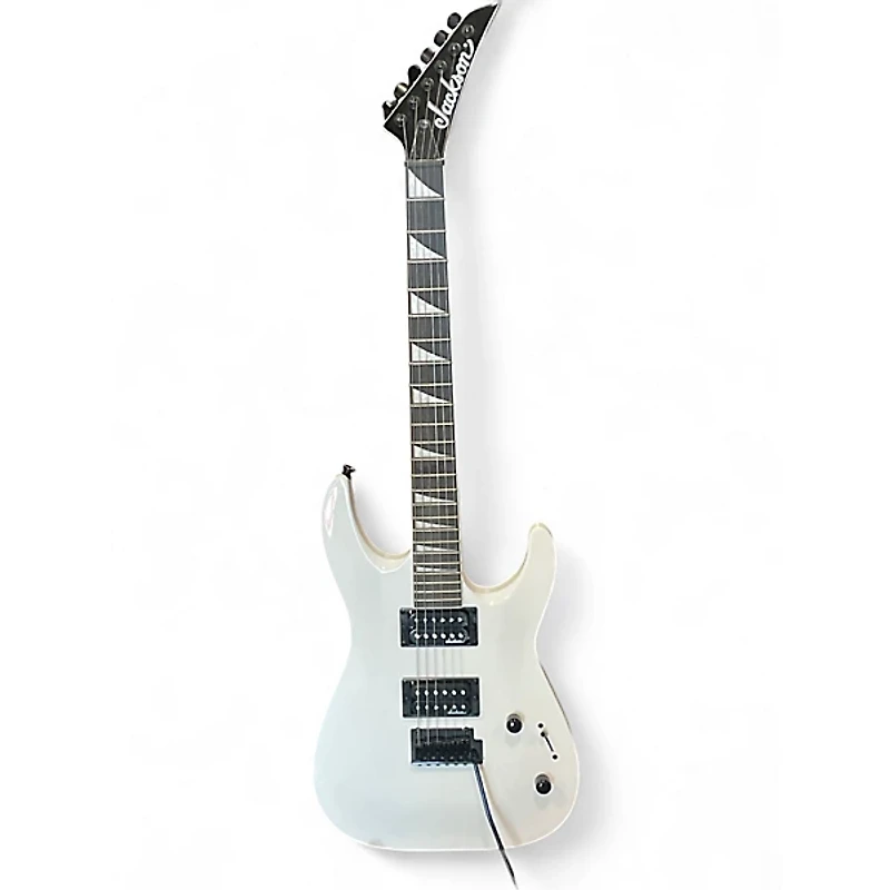 Used Jackson JS22 Dinky Alpine White Solid Body Electric Guitar