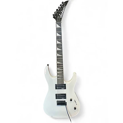 Used Jackson JS22 Dinky Alpine White Solid Body Electric Guitar