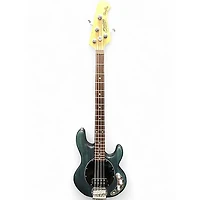 Used Sterling by Music Man Sub 4 Blue Electric Bass Guitar