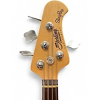 Used Sterling by Music Man Sub 4 Blue Electric Bass Guitar