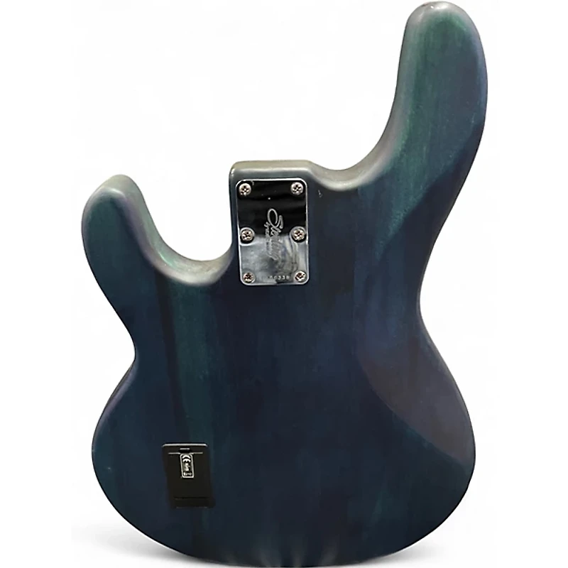 Used Sterling by Music Man Sub 4 Blue Electric Bass Guitar