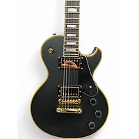 Used Schecter Guitar Research Solo-II Custom Black Solid Body Electric Guitar