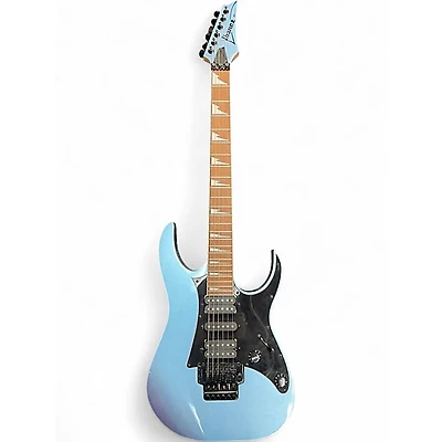 Used Ibanez RG450EXB Ice Blue Metallic Solid Body Electric Guitar