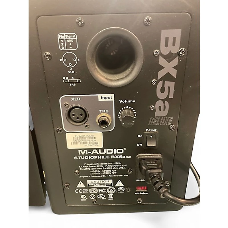 Used M-Audio BX5A Pair Powered Monitor