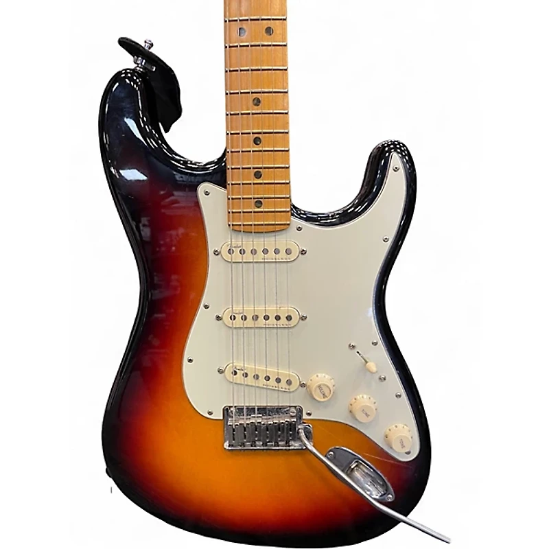 Used Fender American Ultra Stratocaster 2 Tone Sunburst Solid Body Electric Guitar