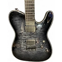 Used Schecter Guitar Research Hellraiser Hybrid PT Trans Black Burst Solid Body Electric Guitar