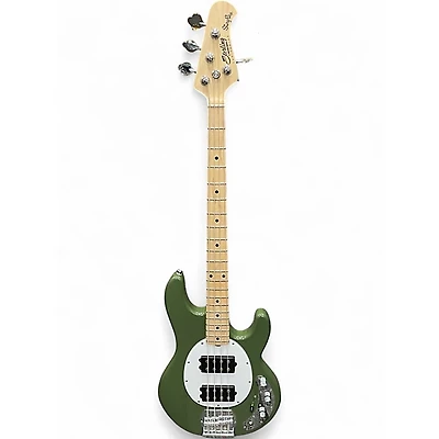 Used Sterling by Music Man StingRay Ray4HH Olive Electric Bass Guitar