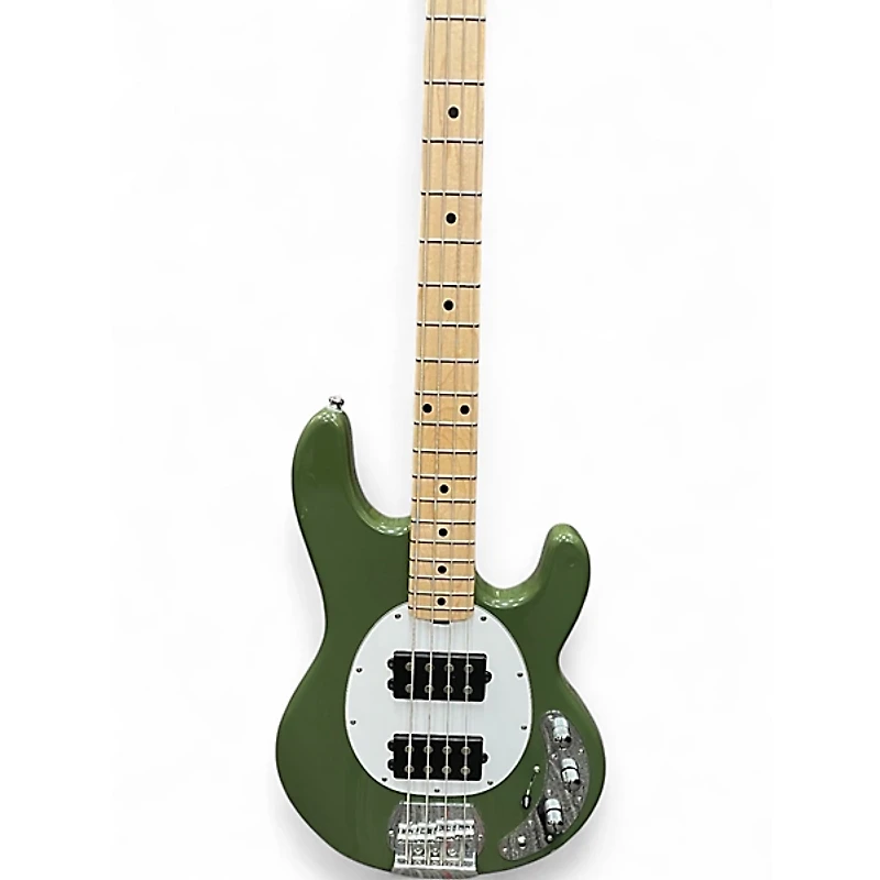 Used Sterling by Music Man StingRay Ray4HH Olive Electric Bass Guitar