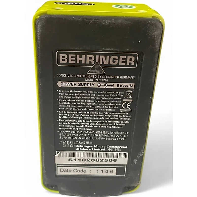 Used Behringer uw300  Effect Pedal