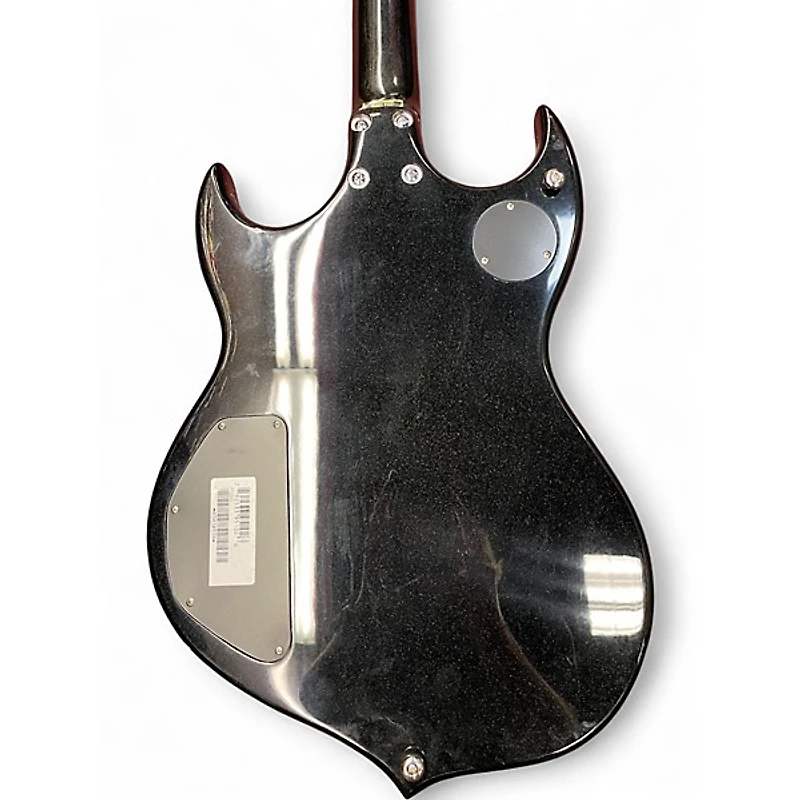 Used Silvertone PSSN1 Black Solid Body Electric Guitar