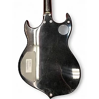 Used Silvertone PSSN1 Black Solid Body Electric Guitar